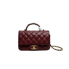Chic Icon Top Handle (Burgundy)