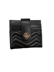 Chevron Wallet Cardholder (Black)