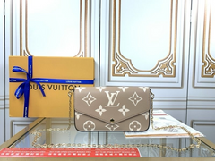 LV Luxe Chain Bag (Beige Edition)