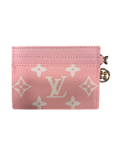 LV Pink Monogram Cardholder