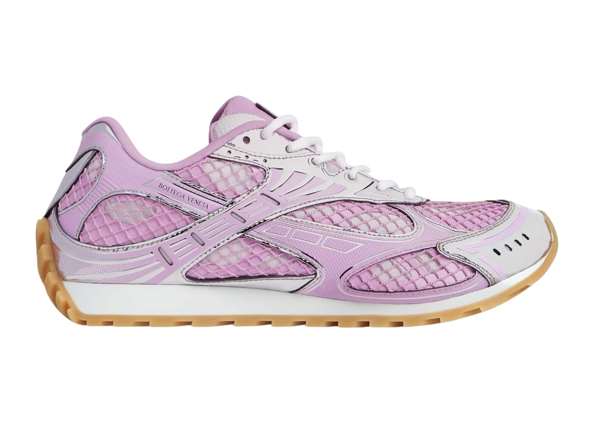 Metallic Track Sneakers - Pink