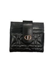 Quilted Wallet Cardholder (Black)