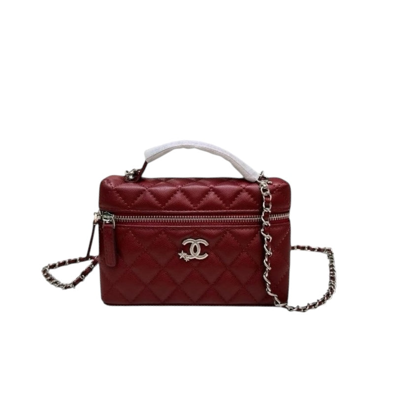 CC Vanity Chain Bag (Burgundy)