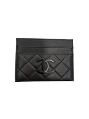 Black Quilted Cardholder