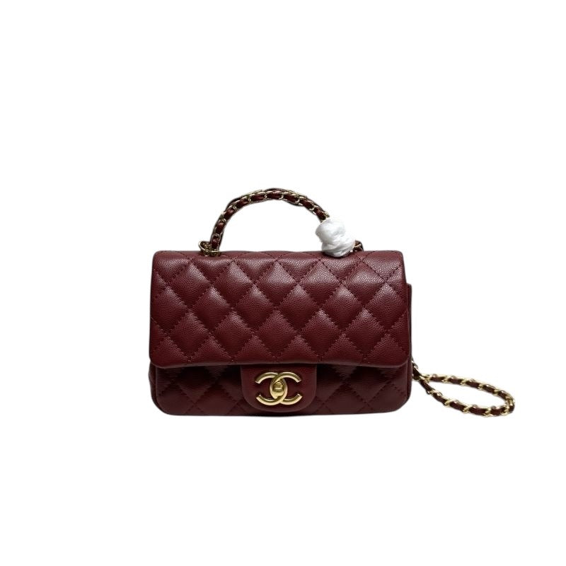 Chic Icon Top Handle (Burgundy)