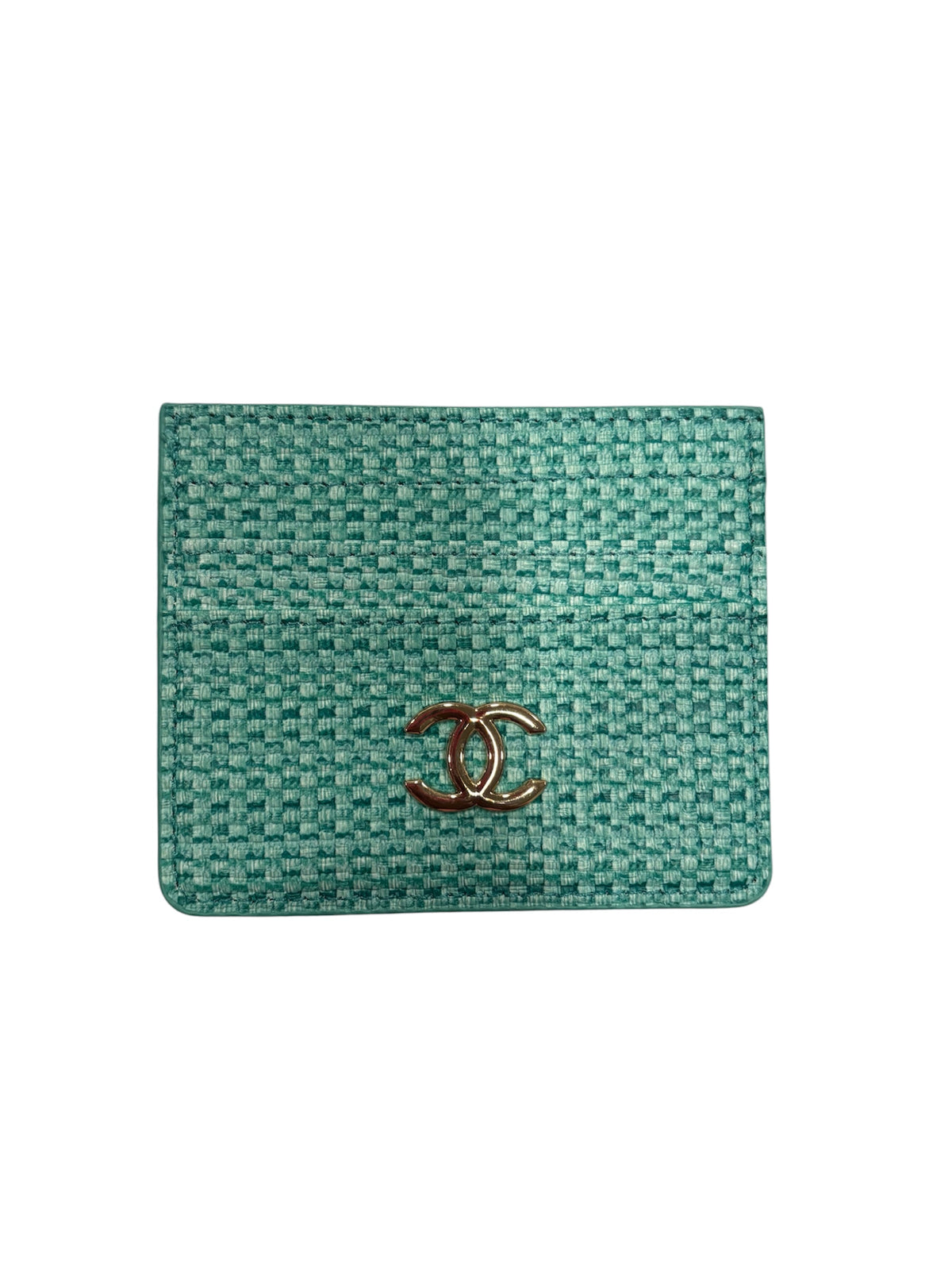 Woven Cardholder (Mint Green)