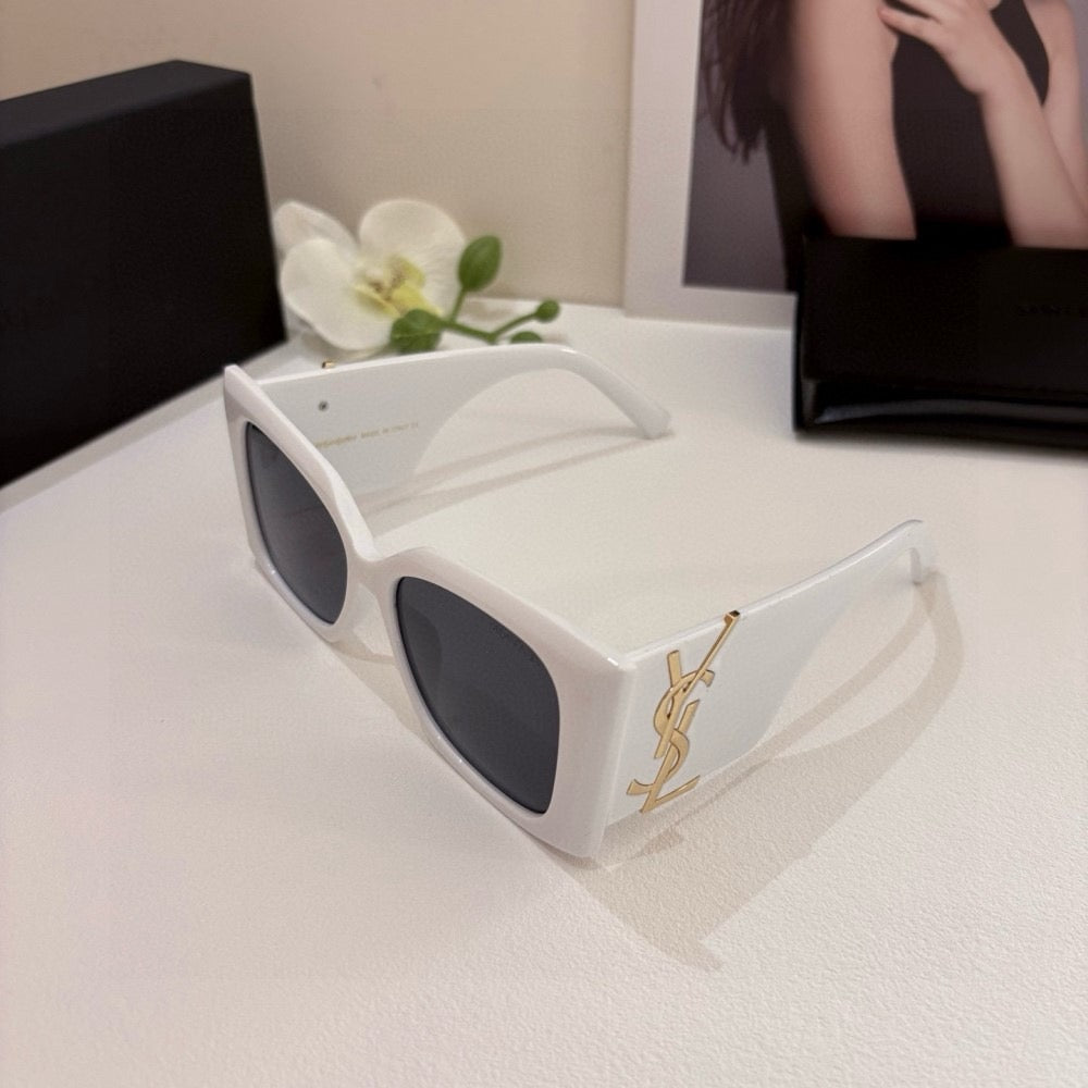 Gold Accent Ivory Sunglasses
