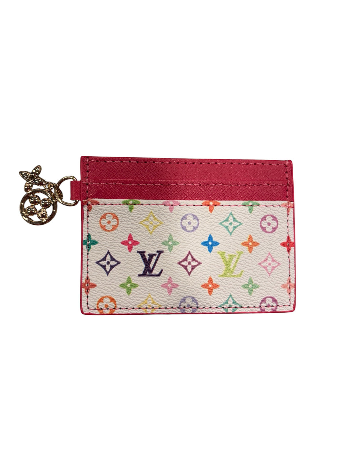 Multicolor Cardholder (White)