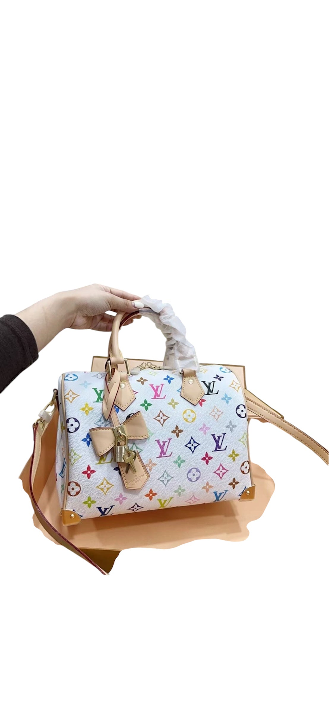 LV Signature (White Multicolor)