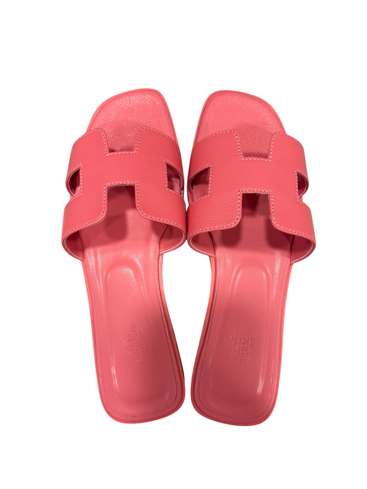 H Slide Sandals - Coral