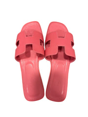 H Slide Sandals - Coral
