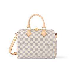 Ivory Check Satchel (Size 25cm)
